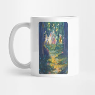 sunlit forest Mug